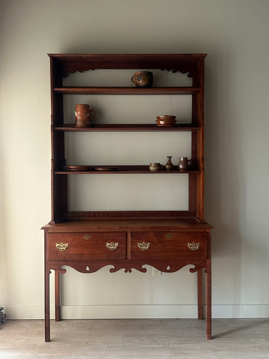 Tall Welsh two piece cupboard