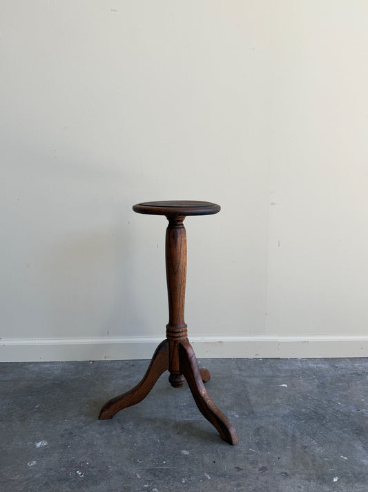 Oak plant stand
