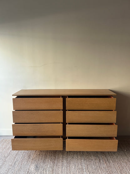 Oak 8 drawer dresser