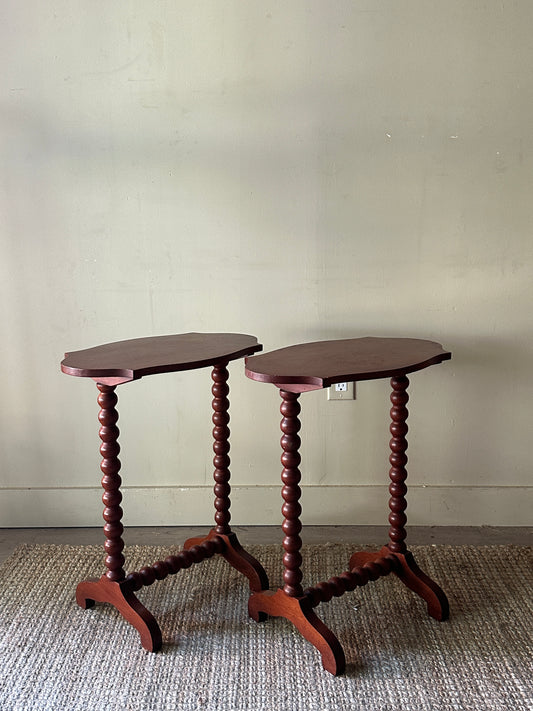 Bobbin leg side table. Sold individually.