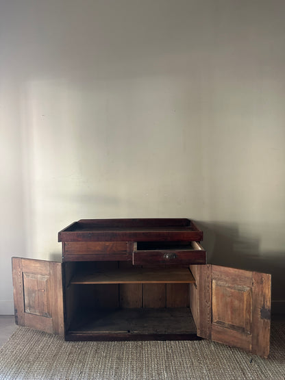 Pine dry sink