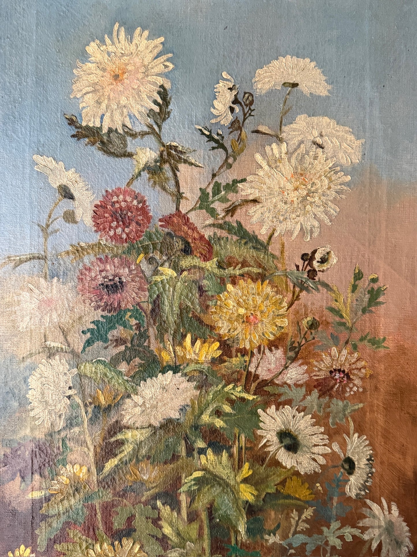 Flower still life. Unsigned.