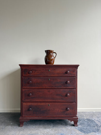Pennsylvania Chippendale walnut dresser