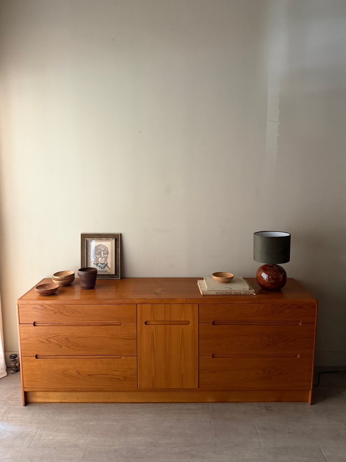 Danish teak credenza