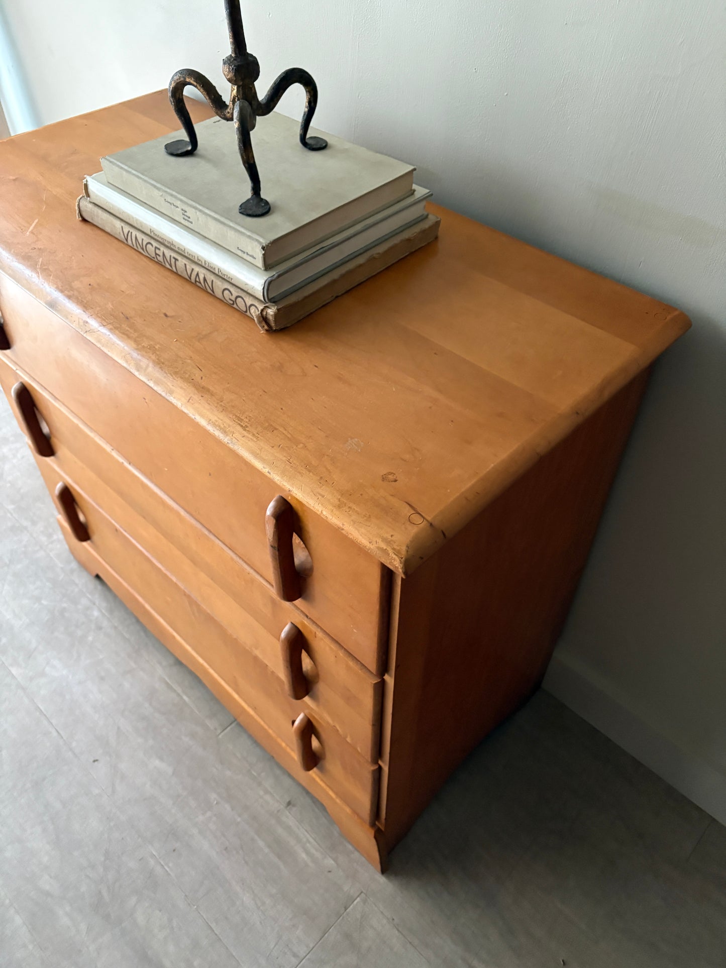 Maple 3 drawer dresser