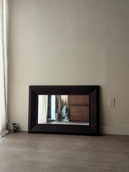 Mahogany ogee mirror