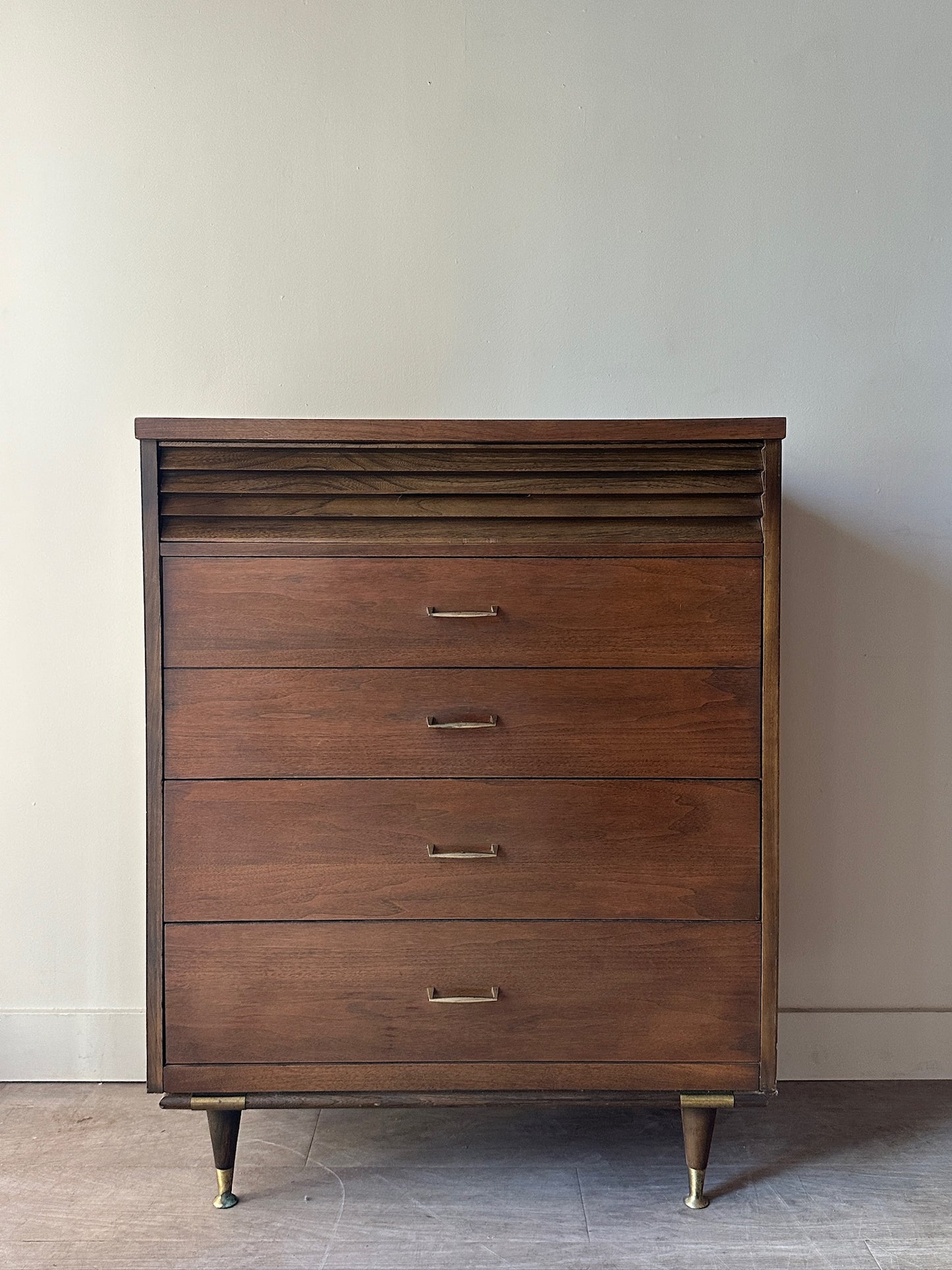 Walnut tallboy
