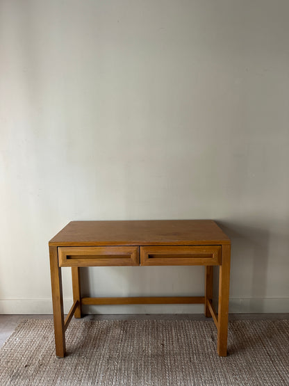 Blonde oak desk
