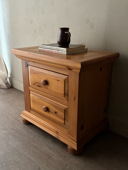 Broyhill pine nightstand