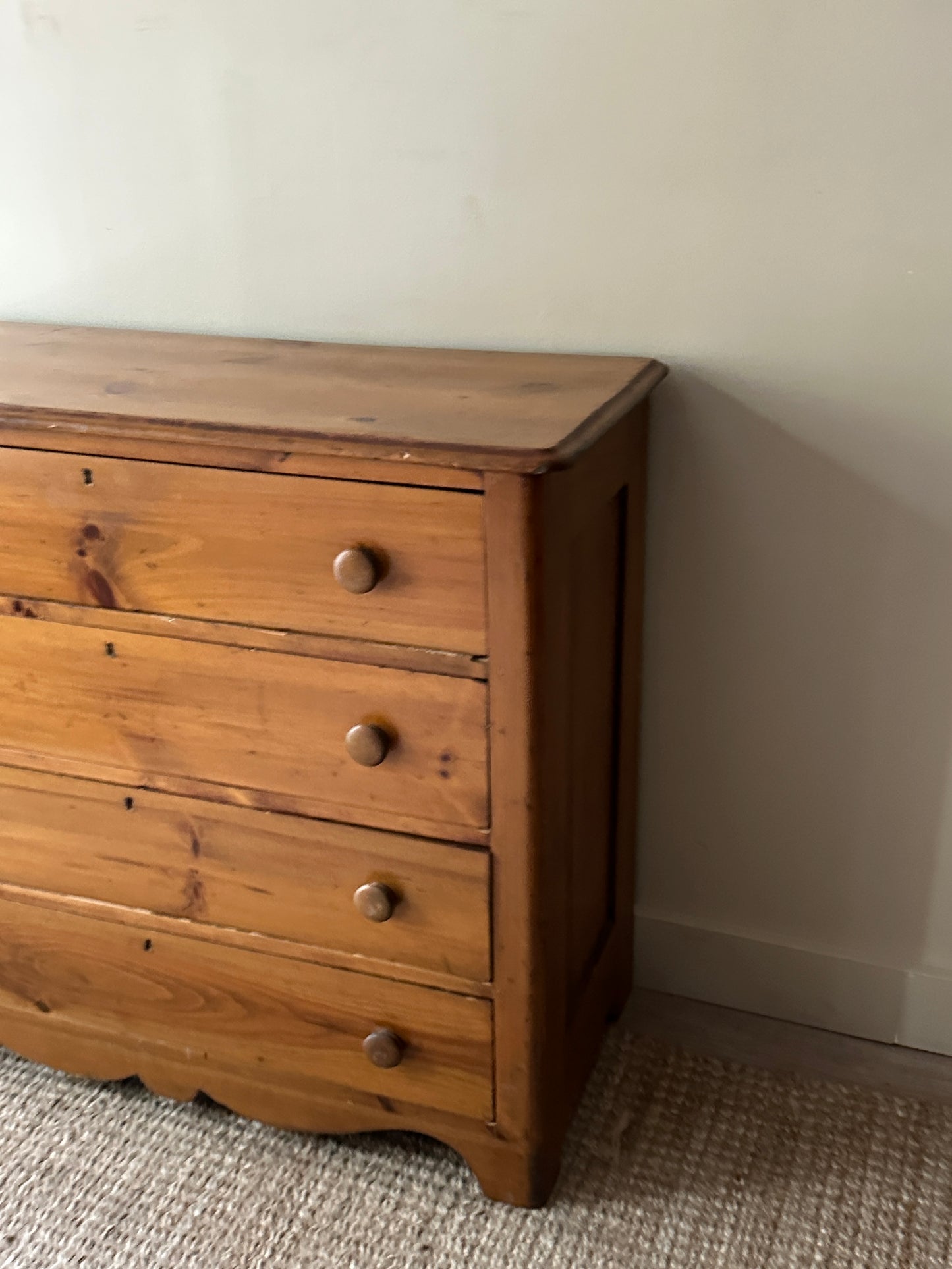 English pine dresser