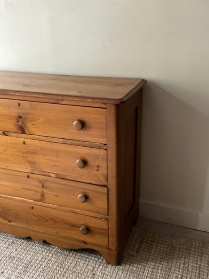 English pine dresser