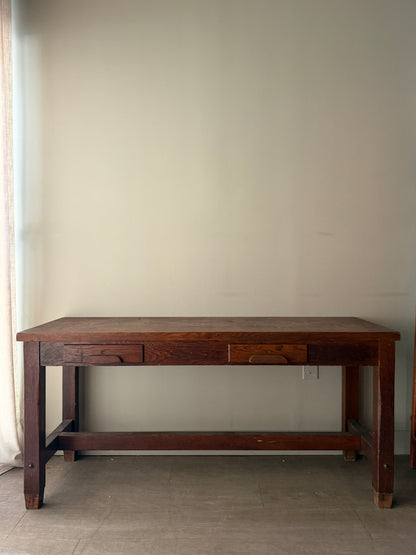 Pennsylvania Sheraton walnut harvest table
