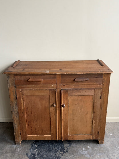 Pennsylvania Dutch pine jelly cupboard