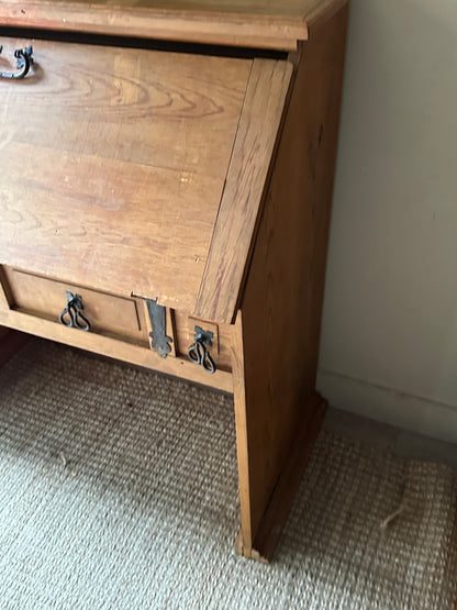 Pine secretary desk