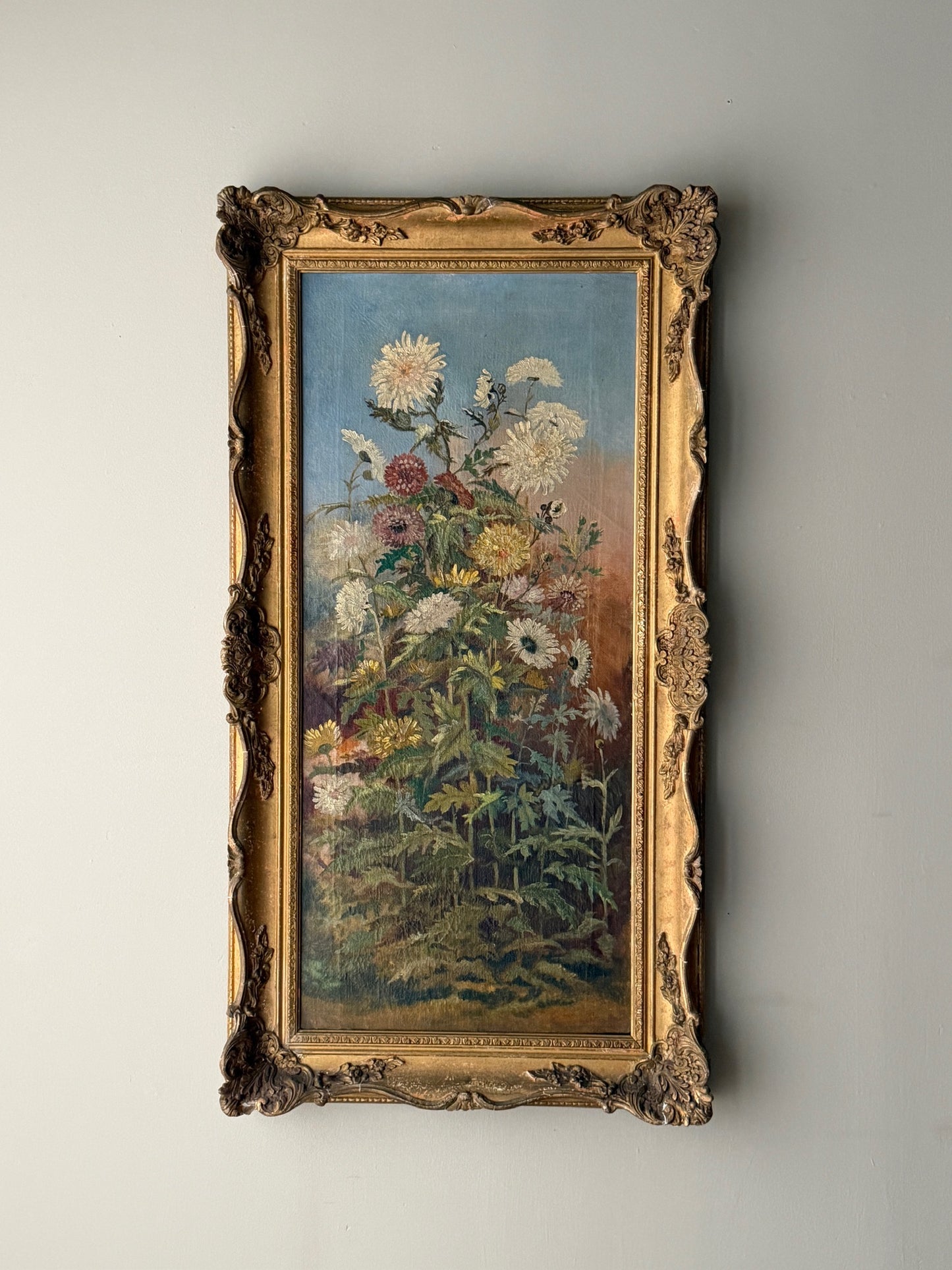 Flower still life. Unsigned.