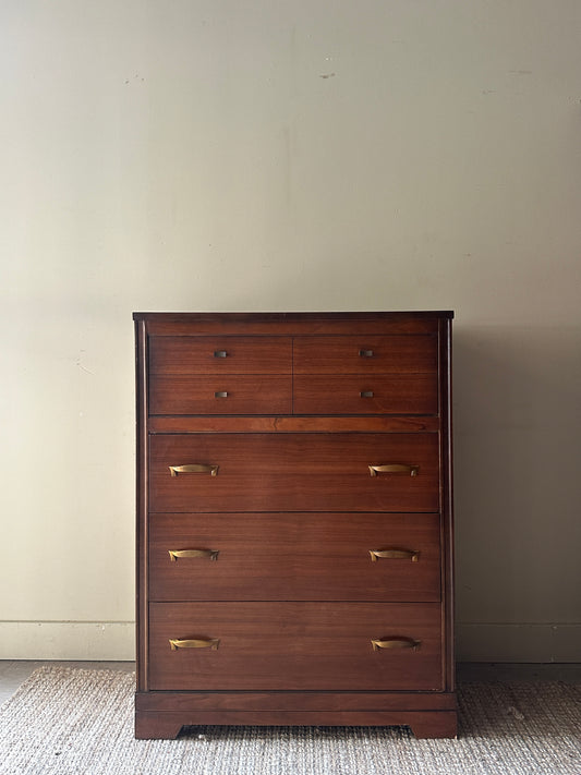 Walnut tallboy