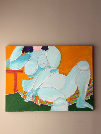 Abstract nude. Unsigned.