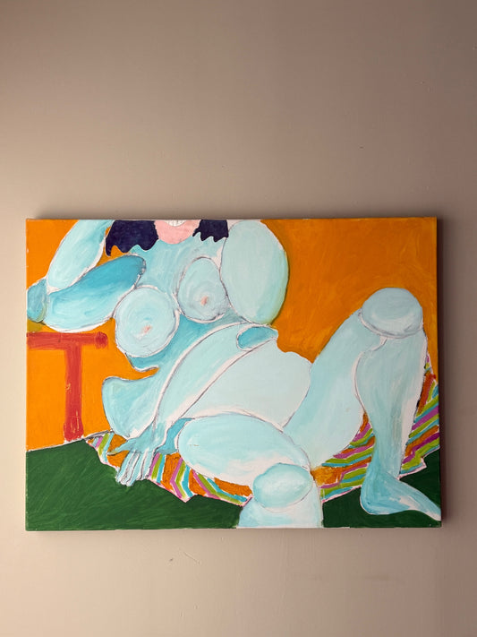 Abstract nude. Unsigned.