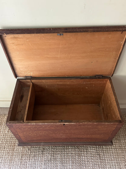 Grain painted chest