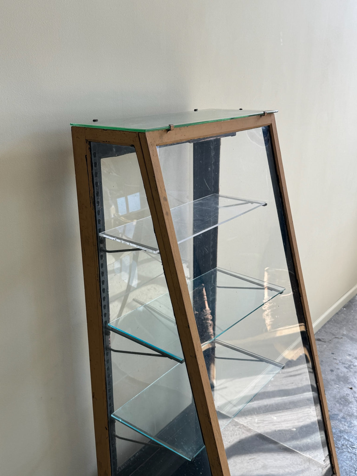 Painted mercantile display case