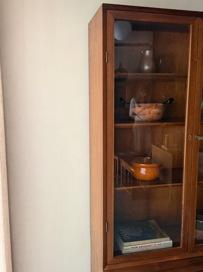 Lyby Mobler Danish rosewood two piece hutch