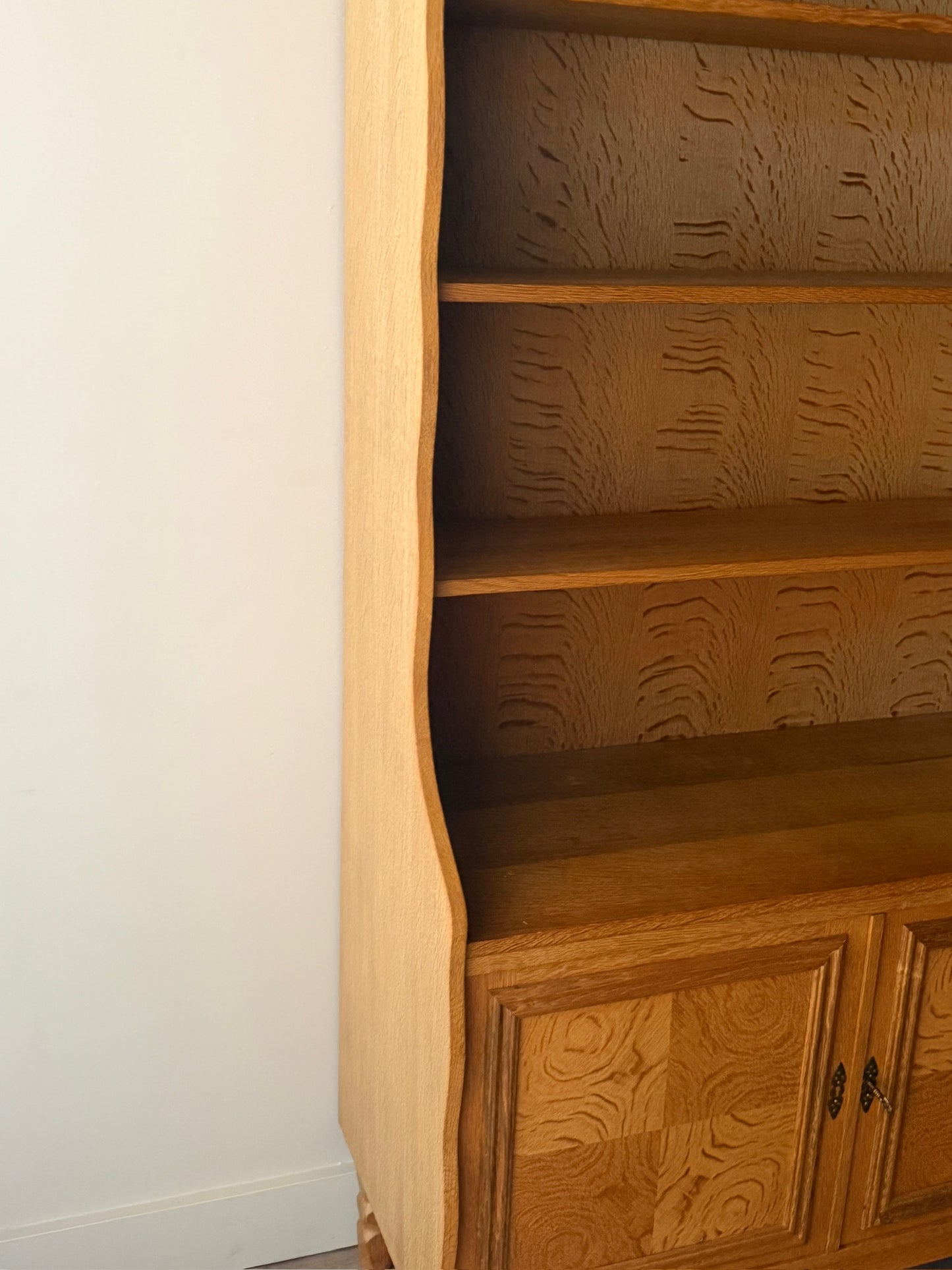 Skovgaard Jensen Danish oak bookcase cabinet