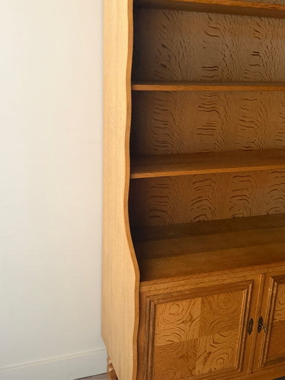 Skovgaard Jensen Danish oak bookcase cabinet