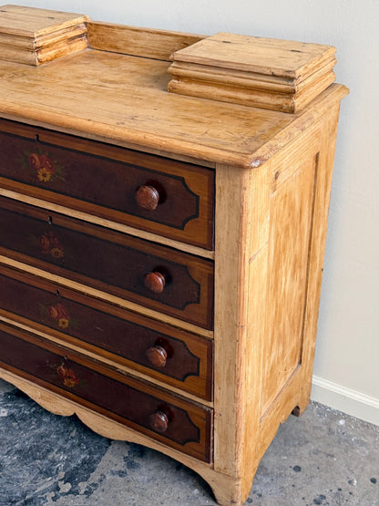 Painted pine dresser