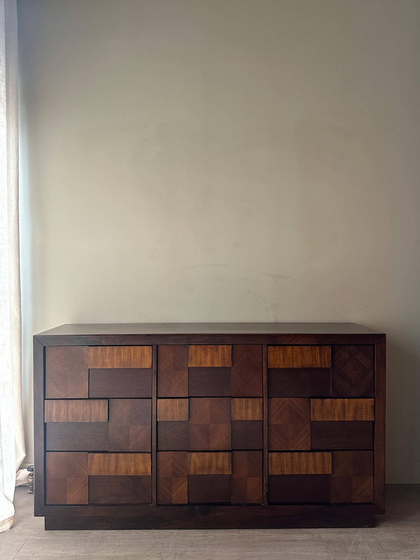 Walnut credenza
