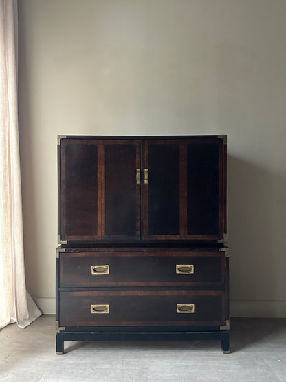 Walnut gentleman’s dresser