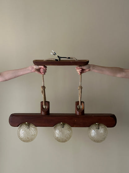 Pine and glass pendant