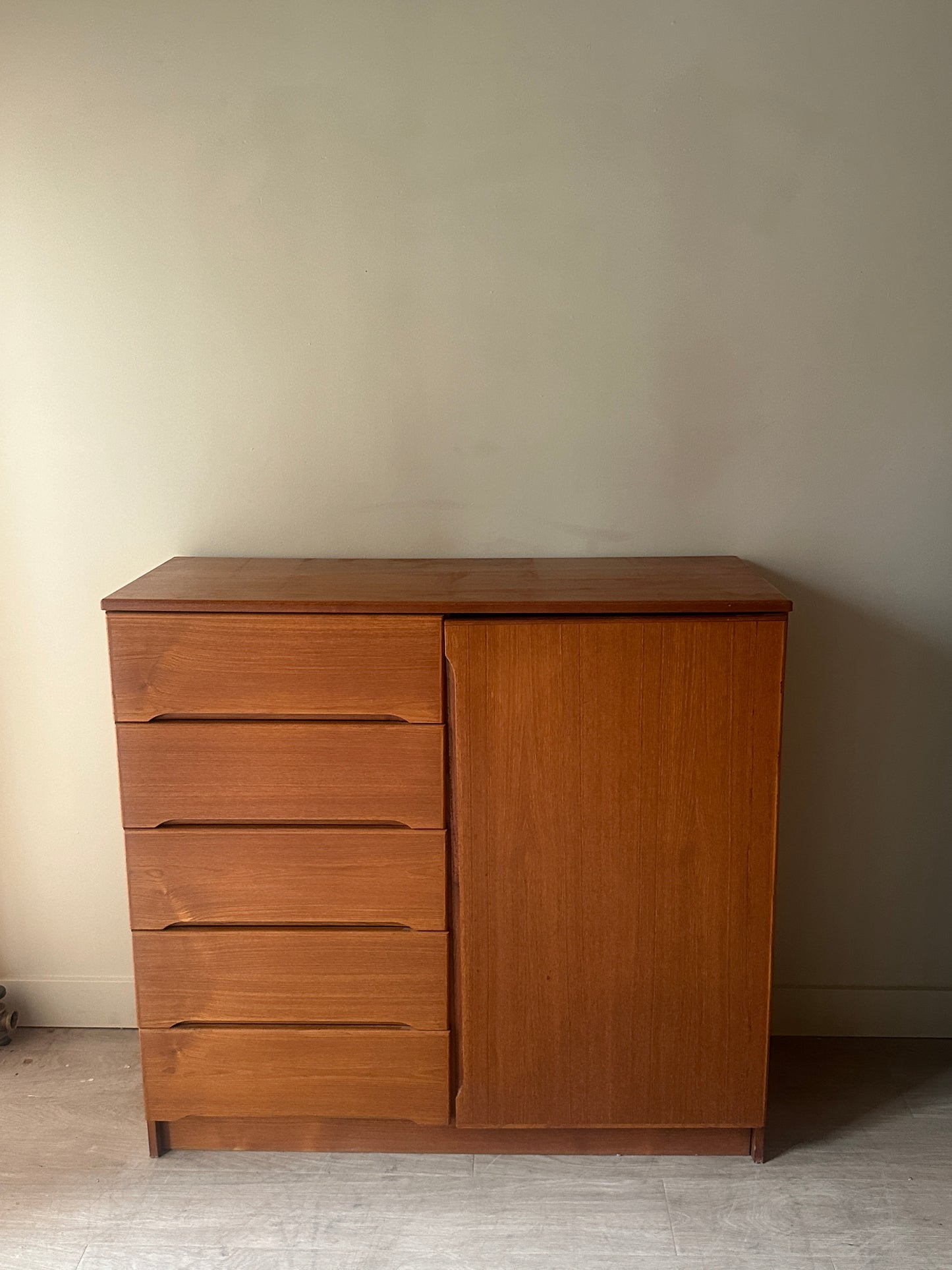 Danish teak side by side