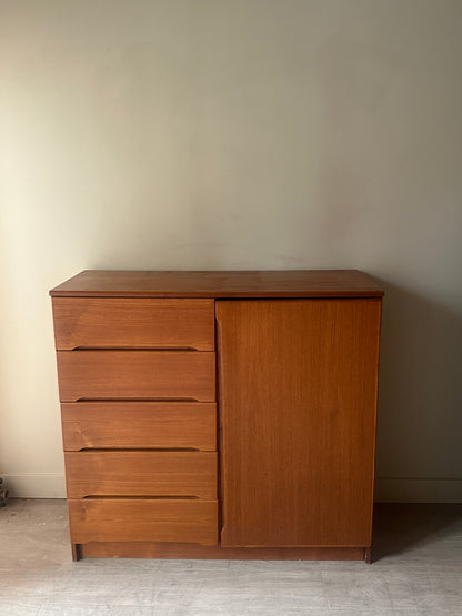 Danish teak side by side