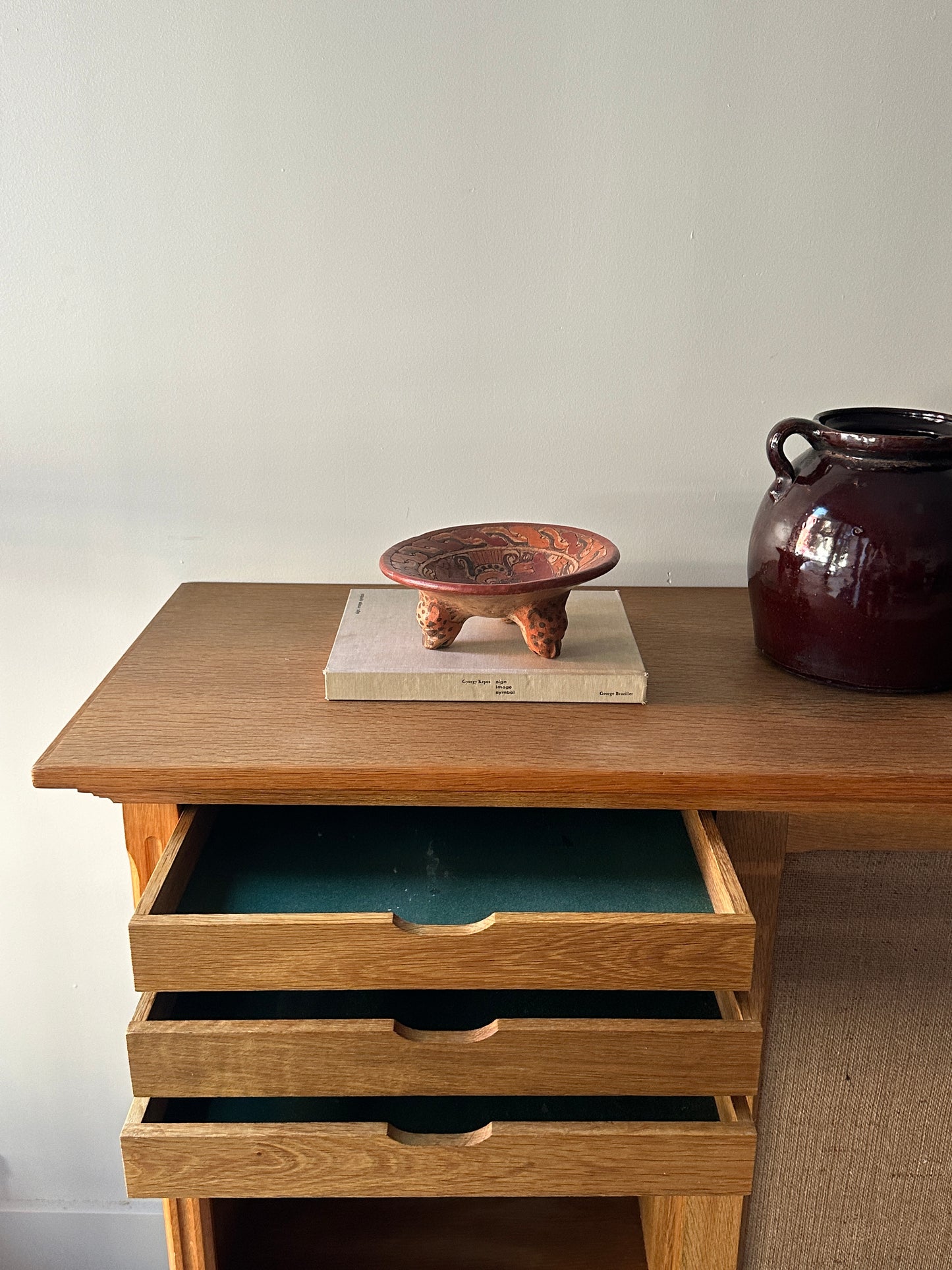 White oak sideboard