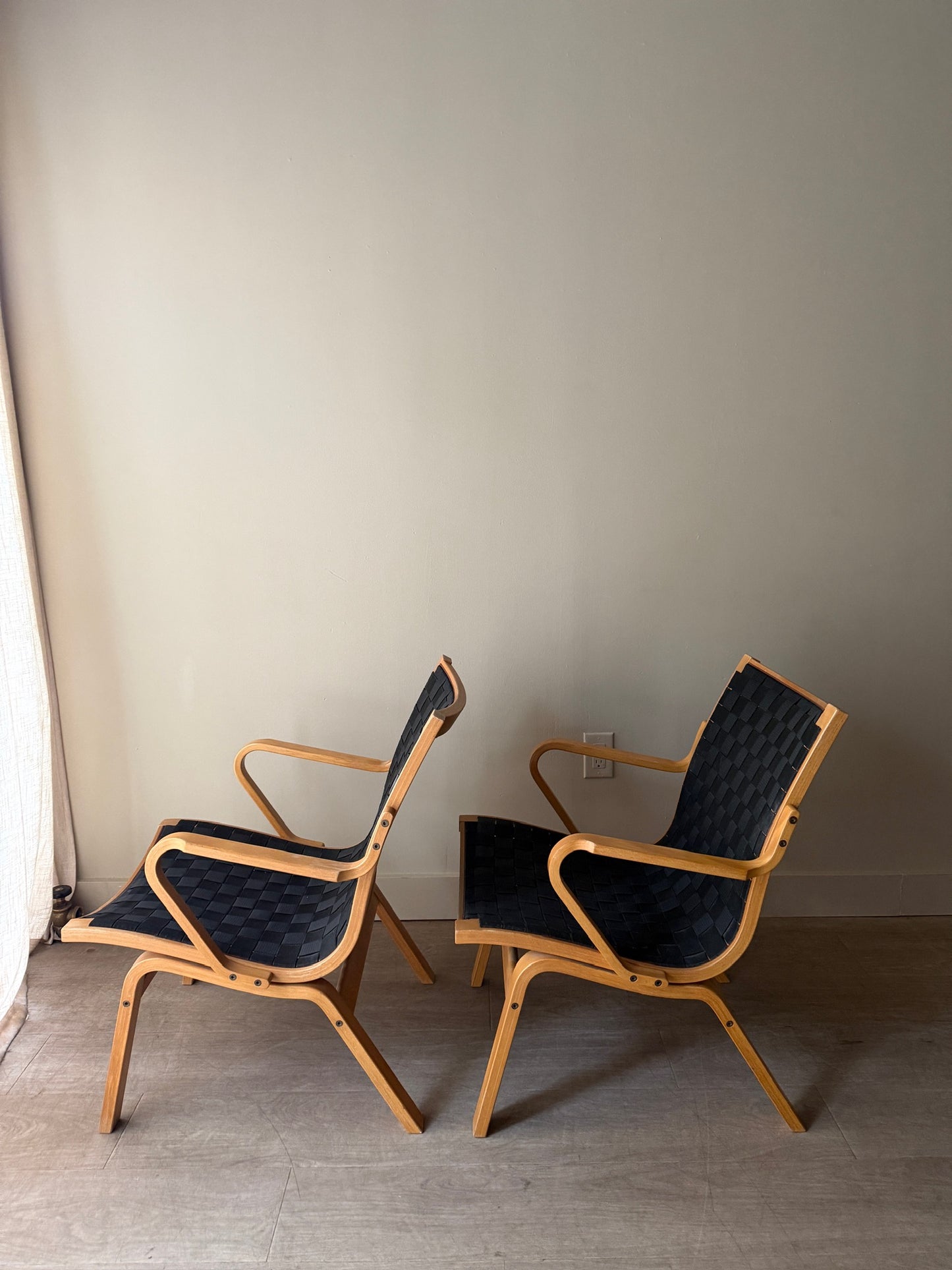 Finn Ostergaard Danish lounge chairs. Sold individually.