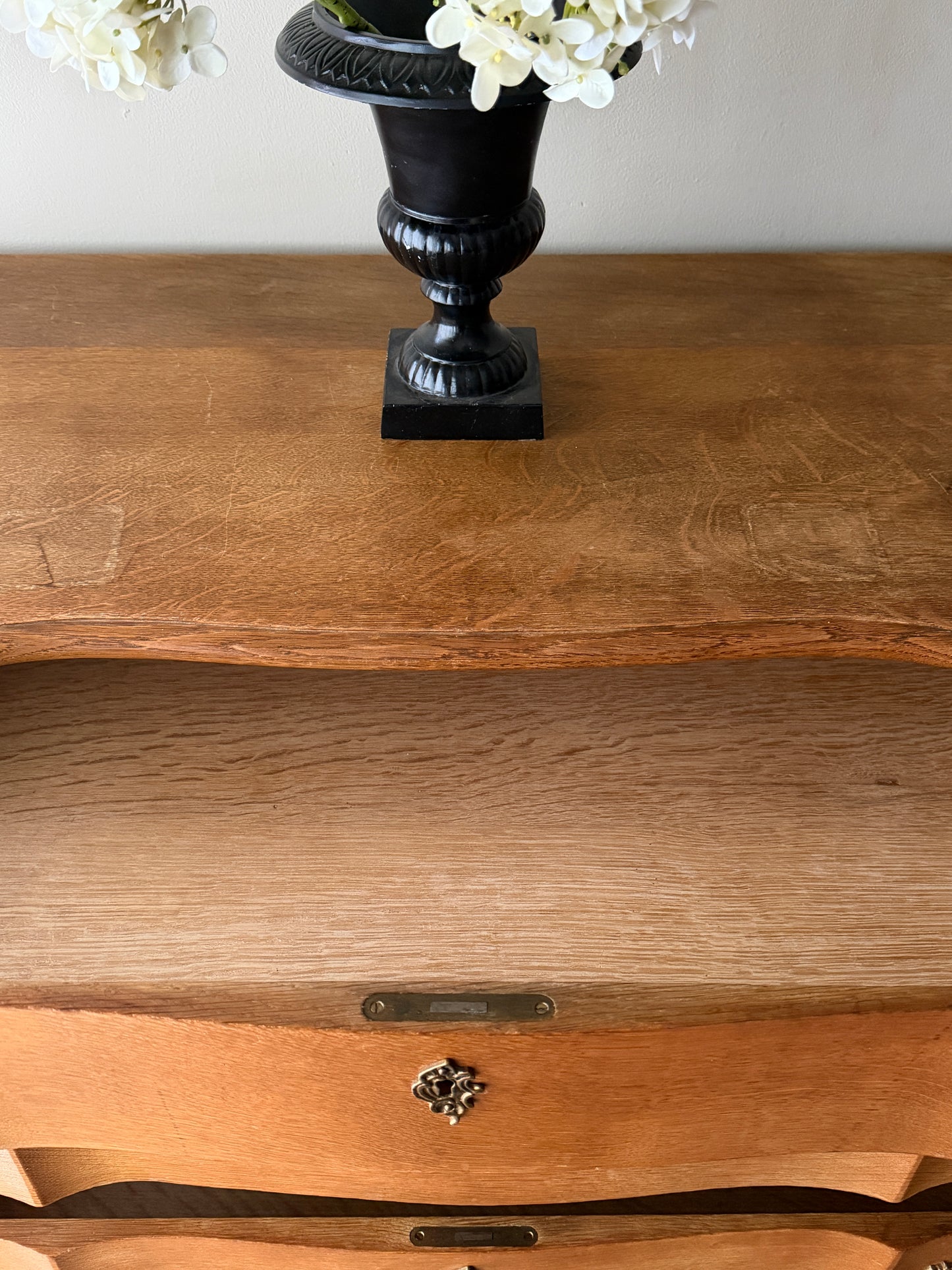 Danish oak tallboy