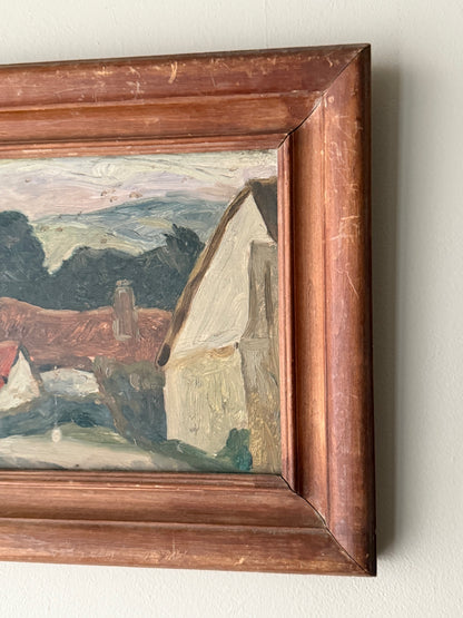 Post Impressionist landscape. Unsigned.