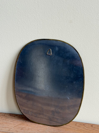 Brass mirror