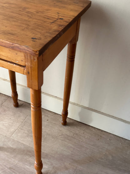 Maple side table