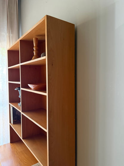 Danish oak two piece hutch