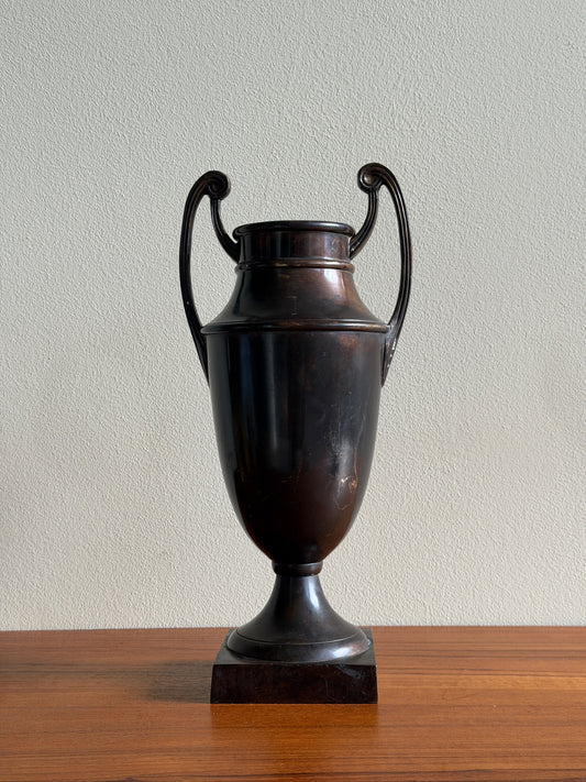 Cast bronze urn