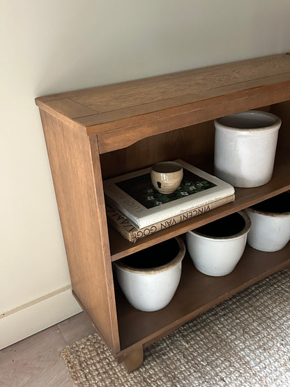 Oak shelves. Sold separately.