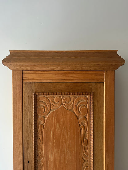 White oak armoire