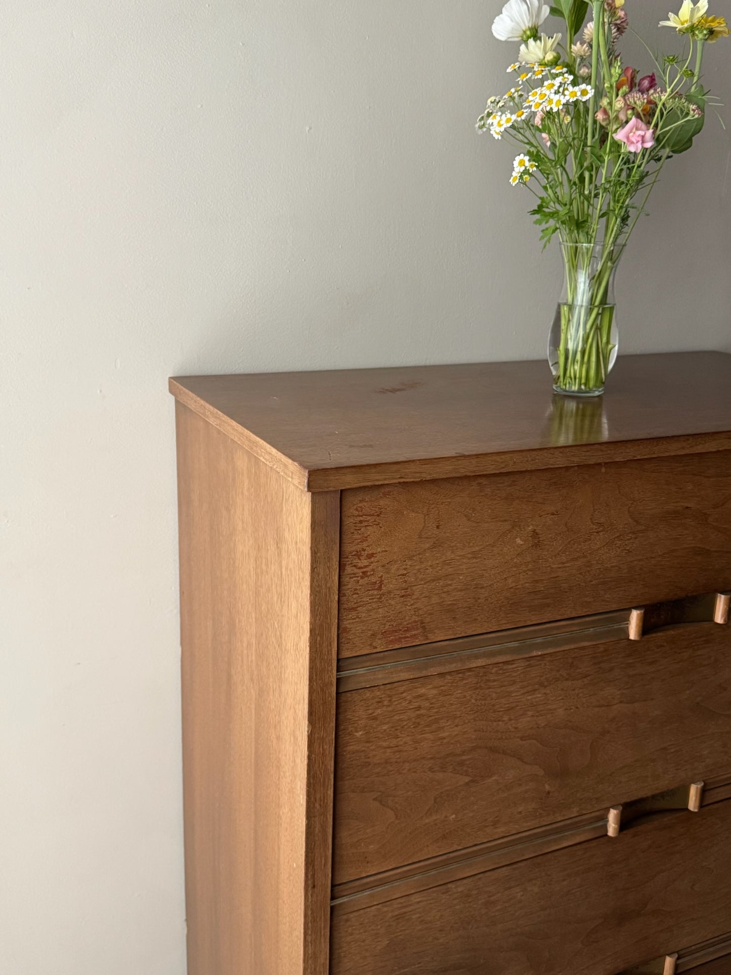 Walnut tallboy