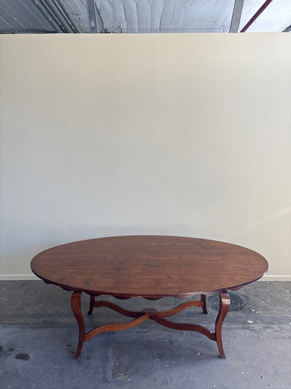 French walnut dining table