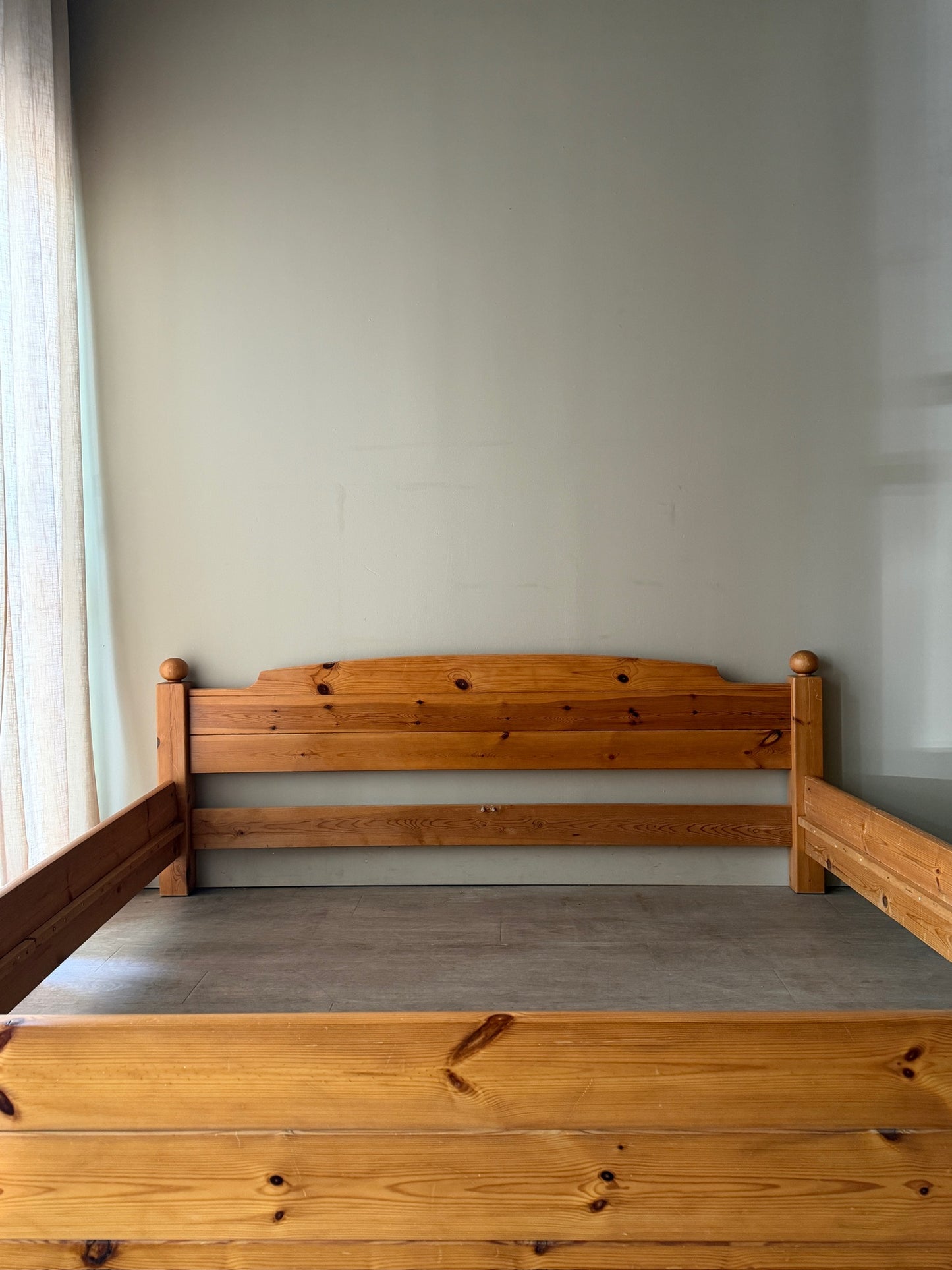 Swedish pine queen bedframe