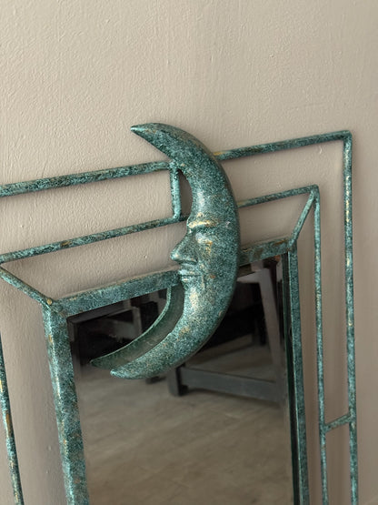 Crescent moon mirror