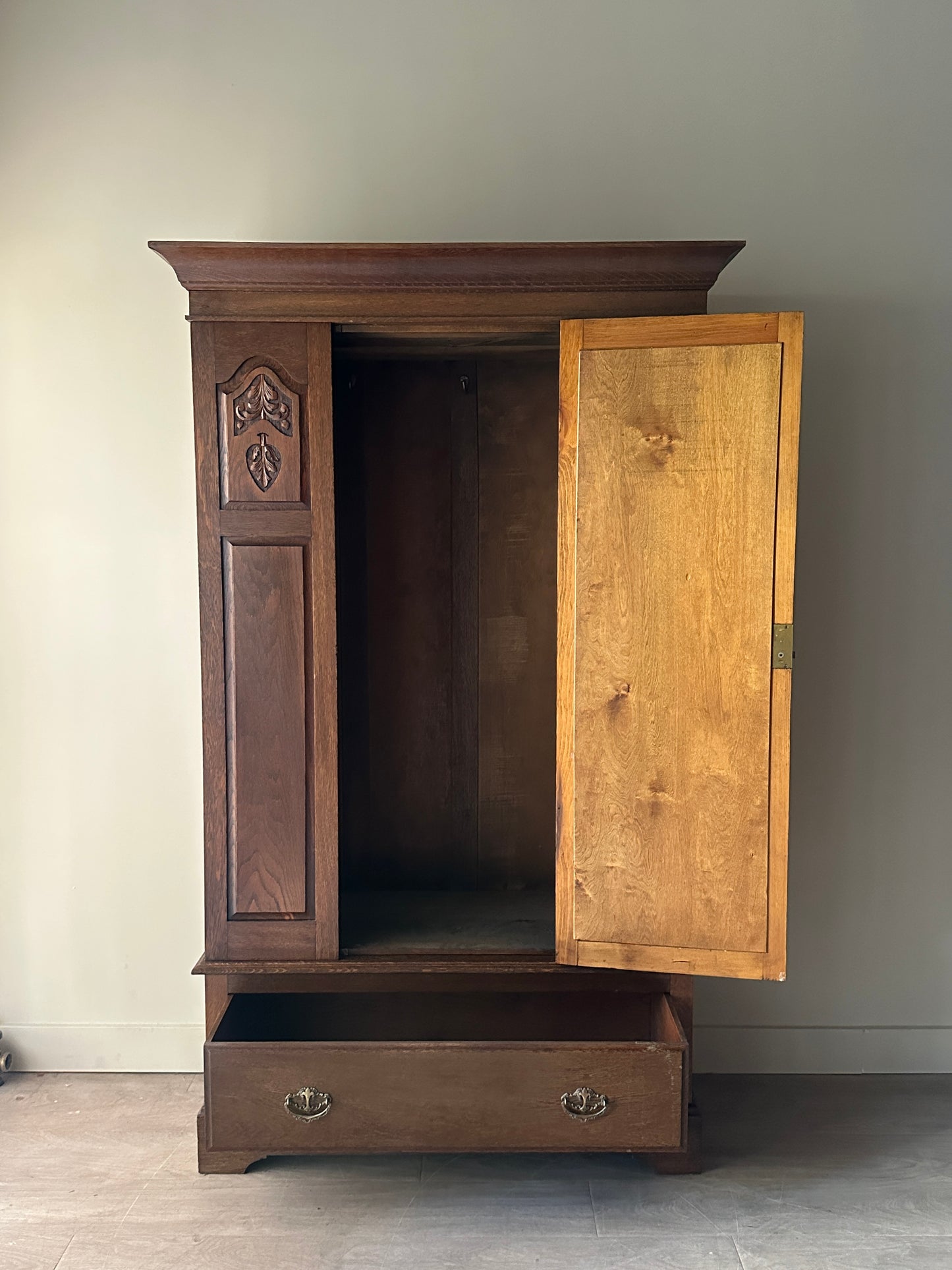 Oak armoire