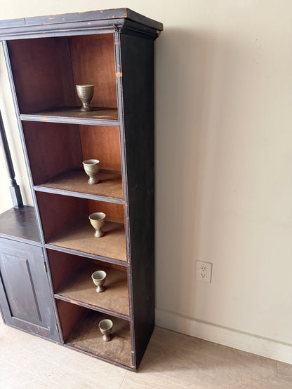 Black painted display cabinet