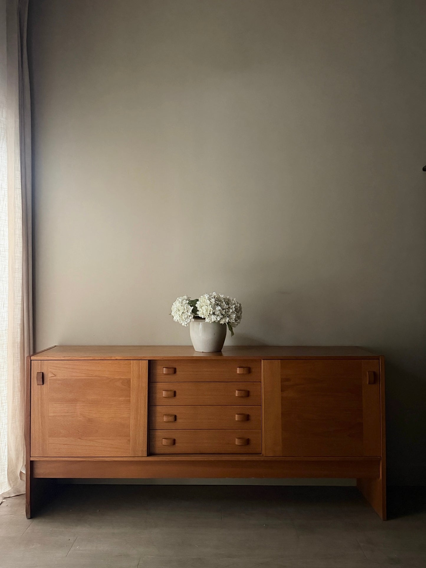 Scandinavian teak credenza